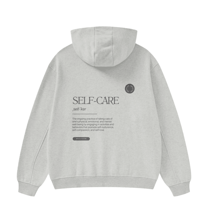 Self Care Fleece Hoodie - SelfLuv Attire